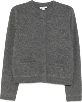 Vince Cardigan Shrunken Boiled - Grigio