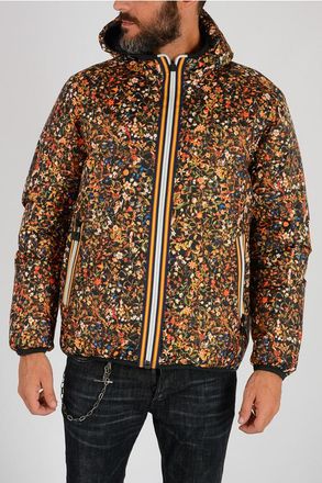 Dsquared2 K-WAY Floral Motif Reversible Down Jacket size Xl