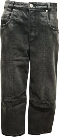 Isabel Marant Najet Cropped Jeans - Dames - Cropped Jeans - Zwart - S - Katoen - Jeans