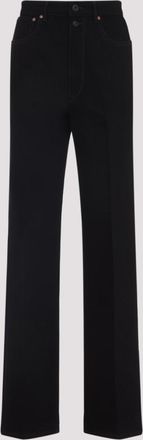 Christophe Lemaire Black Straight Leg Pants