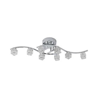 Lindby L&aacute;mpara De Techo Led yaro En Plateado Metal - Lindby