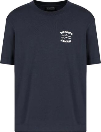 Emporio Armani Hombre, Camisetas, Azul, Talla: XL