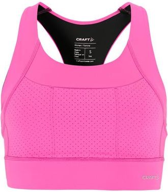 Craft Hypervent Pocket Sports Bra in Magenta at Nordstrom, Size X-Large