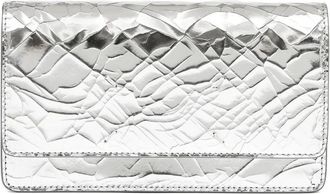 Maison Margiela chain cracked-effect leather shoulder bag - Silver