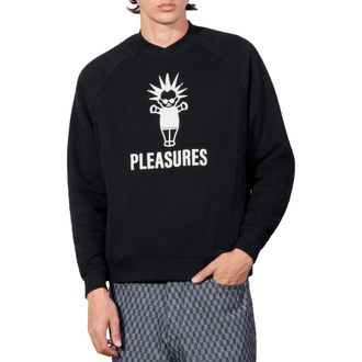 Pleasures Punk Baby Sweatshirt in Black at Nordstrom, Size X-Large