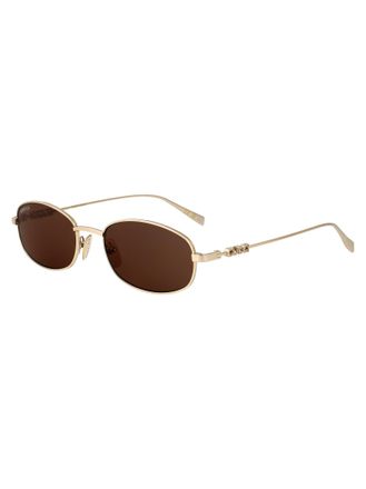 Gucci Mens Sunglasses Gold-Brown Metal Gold-Gold-Brown Gold/gold/brown