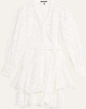 Kobi Halperin Gillian Floral Lace Shirtdress