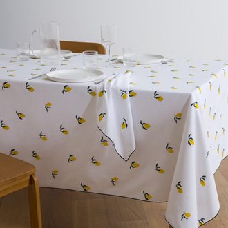 La Redoute Interieurs Bedrukt tafelkleed, katoen, LEMON