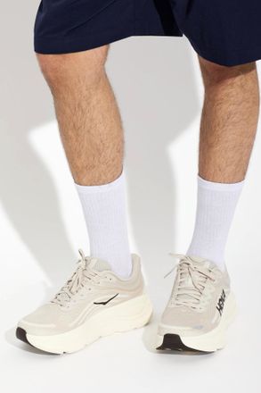 Hoka One One BONDI 9 Sports Shoes, Mens, Cream