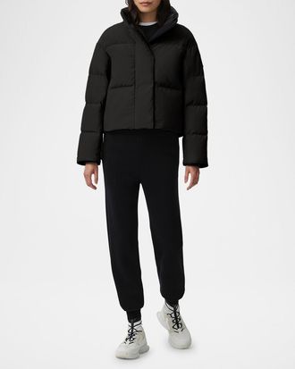 Canada Goose Grandview Cropped Jacket Black Label