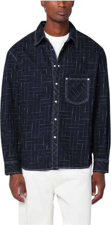 Kenzo Casual Shirts - male - Kenzo - Light Jackets - Blue - L - Jackets