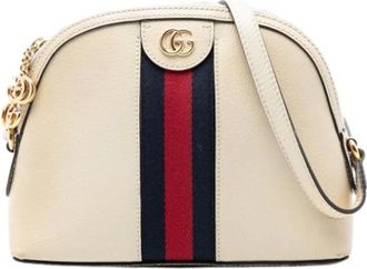 Gucci Pre-owned Cross Body Bags, female, White, Size: ONE SIZE Pre-owned Vintage Crossbody Bag