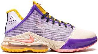 Nike LeBron XIX Low Mismatch sneakers - unisex - Polyethylene/Rubber/Fabric - 10.5 - Purple