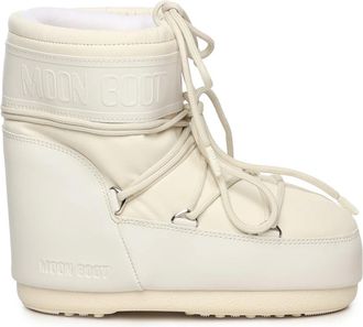 Moon Boot Moon Boot, Winter Boots, female, White, Size: 9 US White Winter Boots with PVC Details