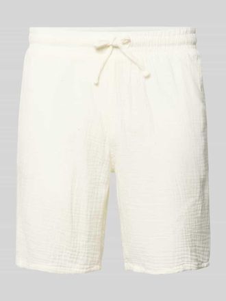Jack & Jones Jack & Jones Shorts mit Strukturmuster Modell AIDEN in Offwhite, Gr&ouml;&szlig;e XXL