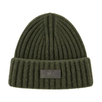Ten c Toru Hat - Heren - Accessoires - Groen - Maat: ONE Size Zijde