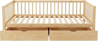 Muemue Cama Evolutiva + 2 Cajones Madera Pino 90x190cm