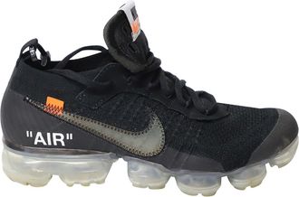 Nike x Off White Vapormax FK Sneakers in Black Polyester