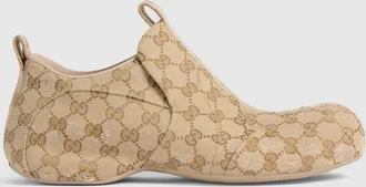 Gucci Mens Drip Sneaker, Beige, GG Canvas
