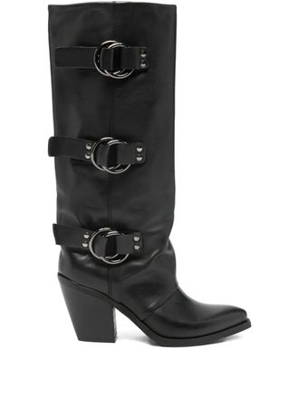 M&eacute;tisse 85mm buckle-detail boots - Black