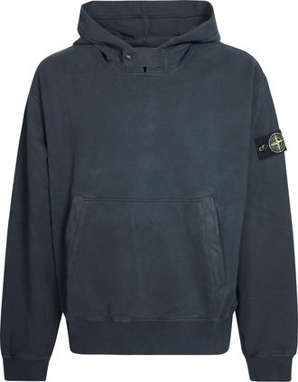 Stone Island Hoodie Sweater Relaxed-Fit Patch Hoodie