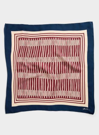 Barts Womens Patterned block square scarf