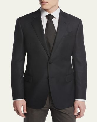Giorgio Armani Mens Soft Basic Two-Button Sport Coat