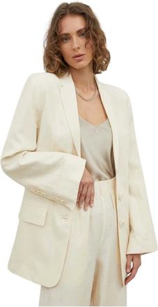 By Malene Birger Porter Blazer - Dames - Jassen - Beige - Maat: XS