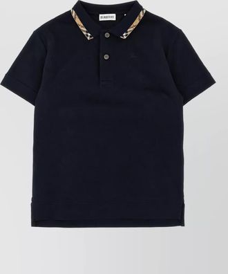 Burberry cotton piqu&eacute; short-sleeve polo shirt