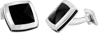Effy Sterling Silver Onyx Cuff Links in Black at Nordstrom Rack