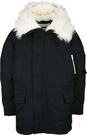 Jil Sander Waterproof Coat - Black