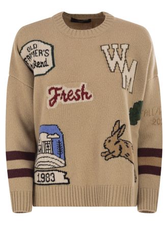 Max Mara Weekend Maxmara Pavidi Überpullover aus Wollgarn