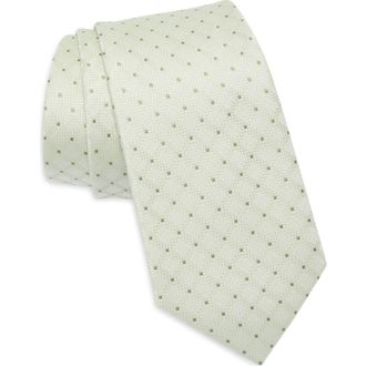 Calvin Klein Mary Grid Tie in Sage at Nordstrom Rack
