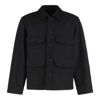Christophe Lemaire Light Jackets, male, Black, M, Utility Jacket
