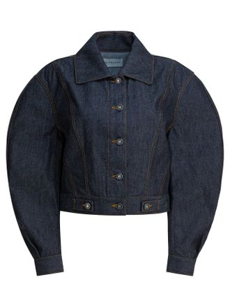 Givenchy Denim Jacket Jackets And Coats Blu-Donna