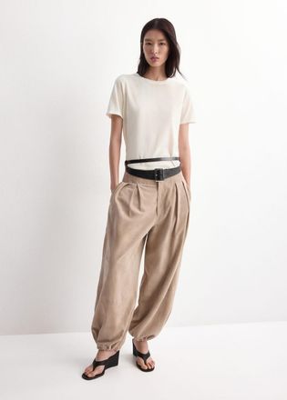 Mango Pullover maglia maniche corte grezzo - Donna - XXS - MANGO