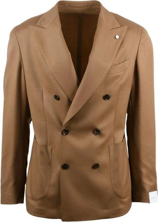 Luigi Bianchi Mantova Hombre, Chaquetas, Marr&oacute;n, Talla: L