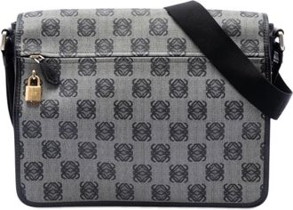 Loewe Pre-owned LOEWE Anagram Coated Canvas Messenger Bag Ladies DRII56T0GH8XJK0A