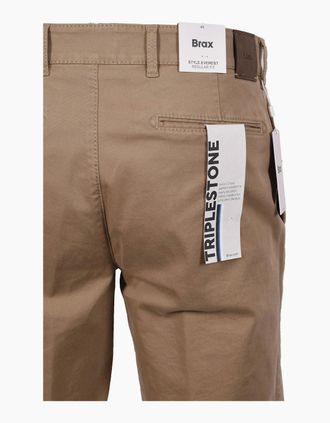 Brax Mens Brax Everest Cotton Chino Stone - Cream - Size: 38
