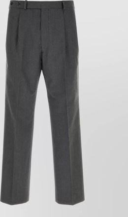 Prada wool blend trousers with pleats and pockets