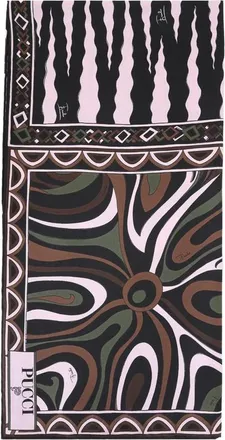 Pucci Mixed-print Silk Scarf