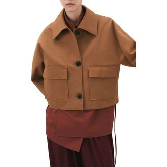 Mango Brava Jacket in Medium Brown at Nordstrom, Size Xx-Large