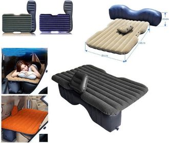 Trade Shop Trade Shop - Materasso Letto Gonfiabile Airbed Per Auto Sedile Posteriore Macchina Con Pompa