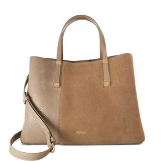 Dune London Womens Accessories Dorry - Textured Tote Bag - Grey - One Size