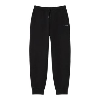 Lacoste Sweatpants, female, Black, Size: XS Double-face Jersey Sweatpants