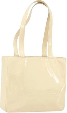 Chanel Pre-owned Tote Bags, female, Beige, Size: ONE SIZE Pre-owned Vintage Tote Bag