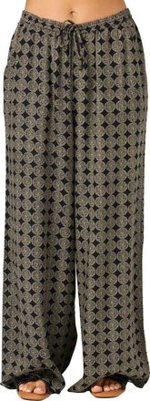O'Neill Rosalie Coin Wide Leg Pants in Black at Nordstrom, Size Xx-Large