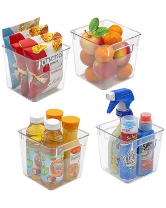 Sorbus Set Of 4 Small Fridge Bins