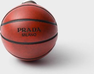 Prada Metal basketball earrings