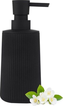 OEM Dispensador De Detergente L&iacute;quido De Pl&aacute;stico Con Bomba Para Ba&ntilde;o Y Cocina - Dispensador De Jab&oacute;n L&iacute;quido Negro Mate